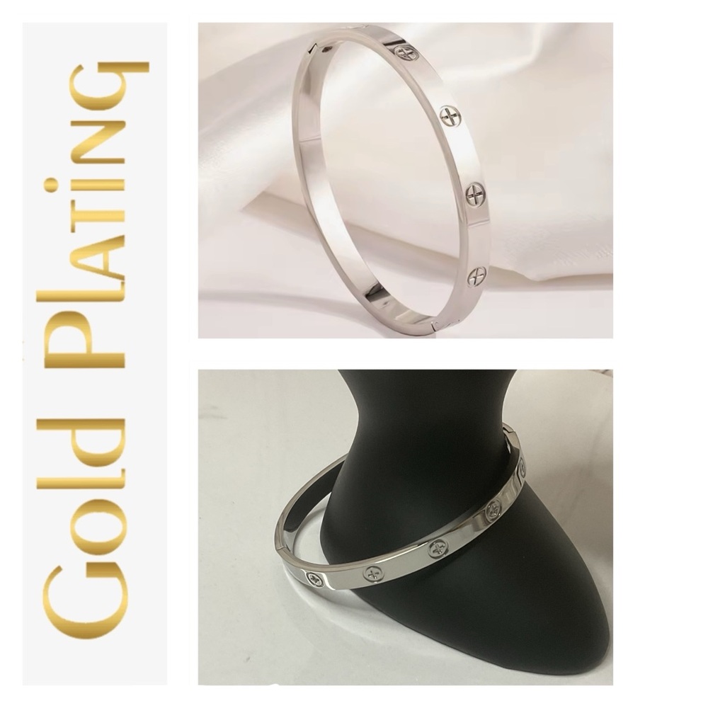 🐘🐘💓 14K Gold Plated Hinge Bracelet